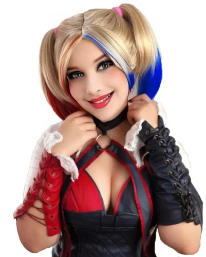 Parrucca donna harley quinn - parrucca,