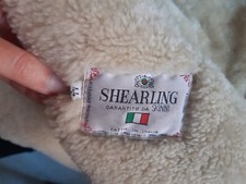 Giaccone montone donna poco usato color cammello Vero vintage 