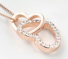 Collana donna doppio cuore