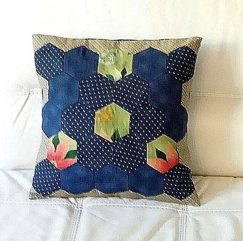 Patchwork copri cuscino fatto
