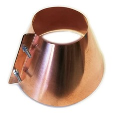 Collare conico da 140mm scossalina in rame spessore 6 decimi