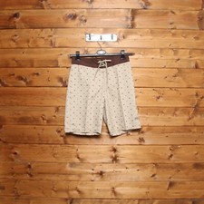 Costume RVCA NUOVO tg. 32 (Cod.CMS38) Marrone e Beige Dead Stock Uomo