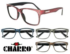Occhiali da Vista Lettura Montatura Simil Legno EL CHARRO Uomo Donna Mod MONTANA