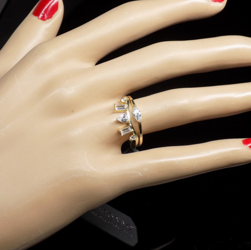 Anello argento vivo zirconi - vivo, 2