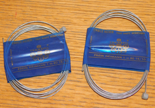 Lot cable cablage - cable, frein