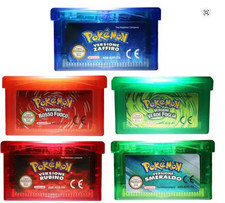 Set 5 Cartucce Pokemon GBA