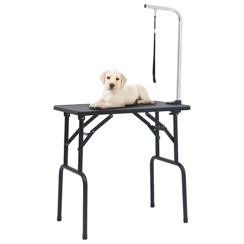 Tavolo toelettatura cani nero - tavolo,