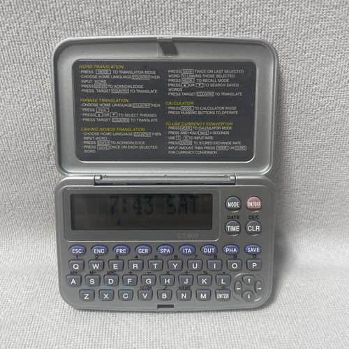Dizionario elettronico 807 - elettronico, ct-807