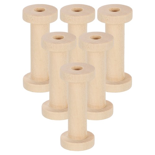 6pcs rocchetti legno - 6pcs, in