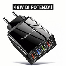 CARICATORE USB MULTIPLO 48W