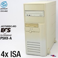4x ISA SLOT ECS P5HX-A PENTIUM