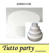 3 BASI POLISTIROLO TORTA TONDA