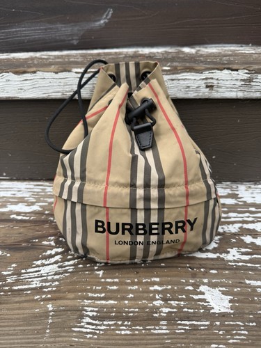 Burberry marsupio con coulisse
