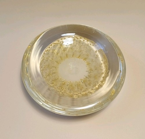 Rosis murano ciotola vetro oro - rosis,