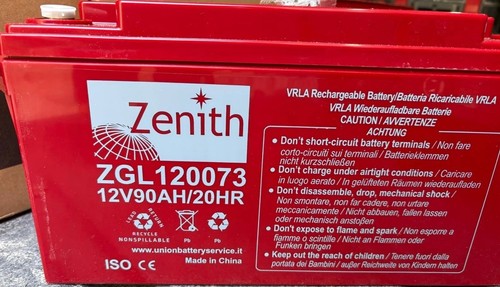 Batteria servizi agm zenith - batteria,