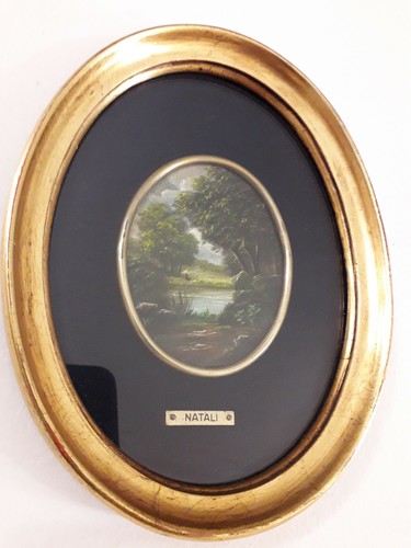 Miniatura dipinto natali - miniatura,