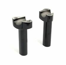 Riser Neri per Harley Manubrio 25mm Rialzi 11 cm Sportster Dyna Softail 4 1/2 "