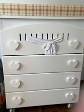 Nanan Cassettiera Fasciatoio per Bebè - Bianco