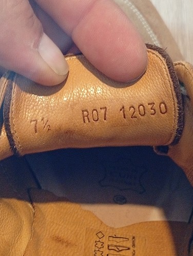 Paire paraboot cuir - de,