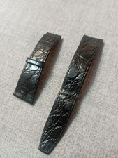 Cinturino strap GIRARD PERREGAUX vintage per orologio nero 19mm