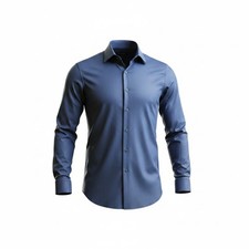 Camicia Reiss Navy slim fit