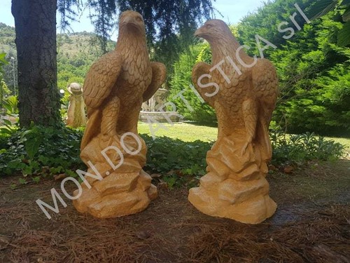 Coppia aquile statua - coppia,