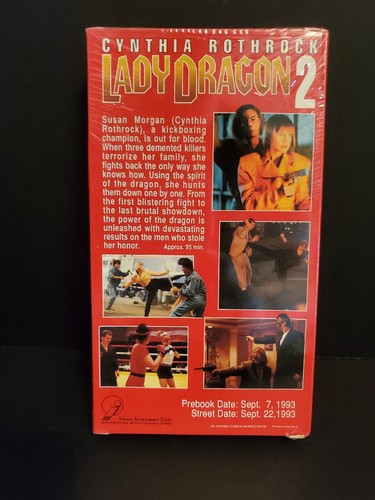 Lady dragon vhs - lady,