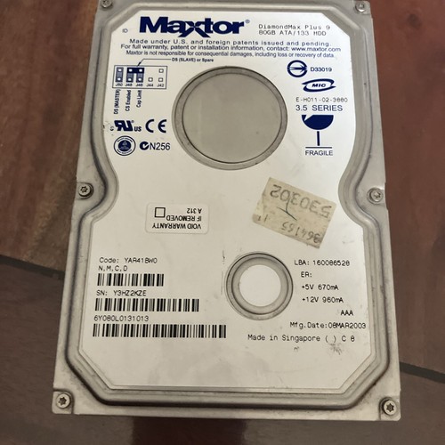 Disque dur maxtor - dur,
