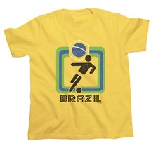 T-shirt calcio BRAZIL