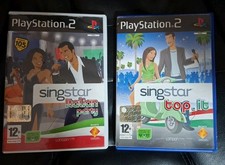 SINGSTAR ITALIAN PARTY e Top.it + 2 Microfoni SONY PS2