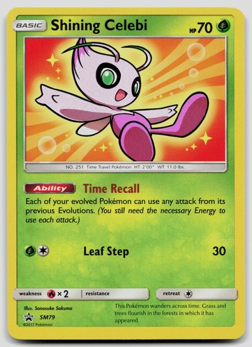 Shining celebi sm79 sun - shining,