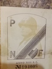 Tessera 1933 Facio