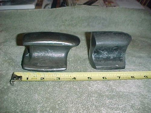Auto body pair old dollies - of,