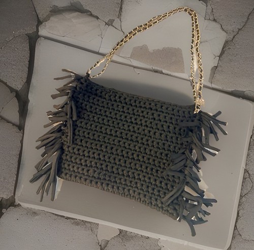 Borsa monocolore handmade - monocolore, handmade.