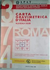 Geologia: carta gravimetrica d'Italia (Roma 374)
