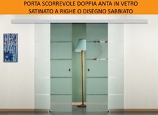 Porta scorrevole doppia anta