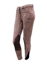 Pantalone donna da equitazione animalier color