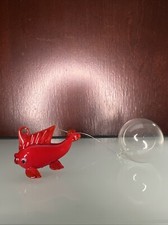 Mini pesce rosso in vetro