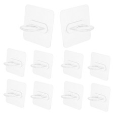  10 Pcs Ganci Adesivi Per Tende Gancio Adesivo Muro Da Asciugamano