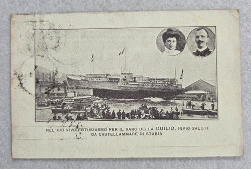 Cartolina napoli castellammare - cartolina,