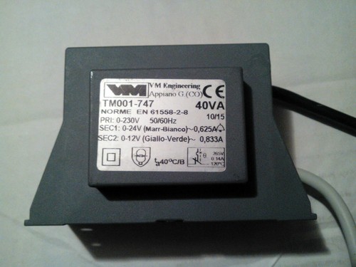 Trasformatore incapsulato 230v - trasformatore,