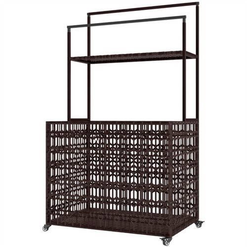 Cestino portaoggetti rattan - portaoggetti, in