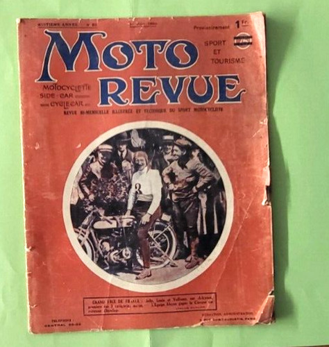 Moto revue juin 1920 - n°53,
