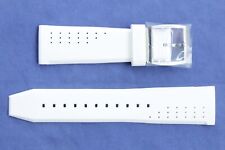 Locman Stealth 203/241 Band Straps Cinturino gomma bianca 21mm completo di clasp