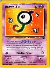 Unown [J] 38/53 WoTC Promo