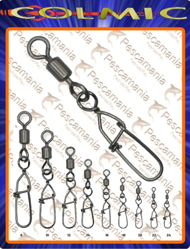 Moschettone pesca colmic con - moschettone,