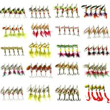 Lotto 10 pezzi esche da pesca metallo spinner esche bass tackle crankbait cucchiaio trota