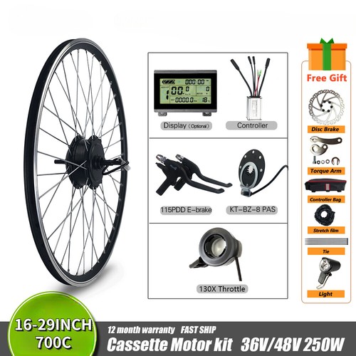 Kit conversione bici elettrica