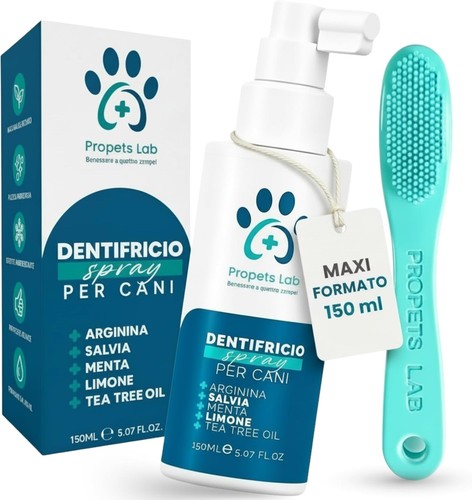 Dentifricio spray cani 150 - dentifricio,