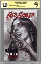 Red Sonja Nero Bianco Rosso #4H Parrillo & 1:3 0 CBCS 9.8 Witnessed Sig 2021